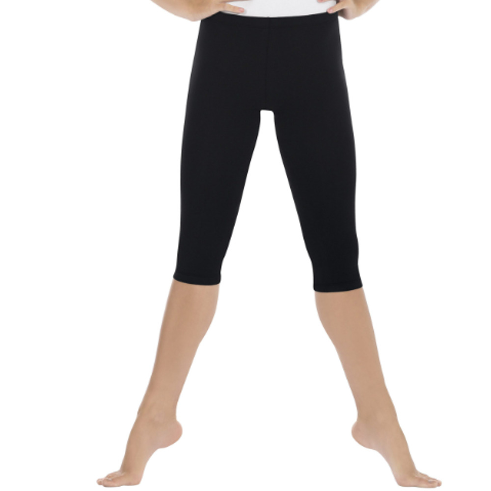 Dance Capri Leggings Theatricals Black Small Adult Jazz Tap Clogging